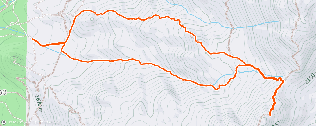 Map of the activity, Eye of the Sandias Attempt