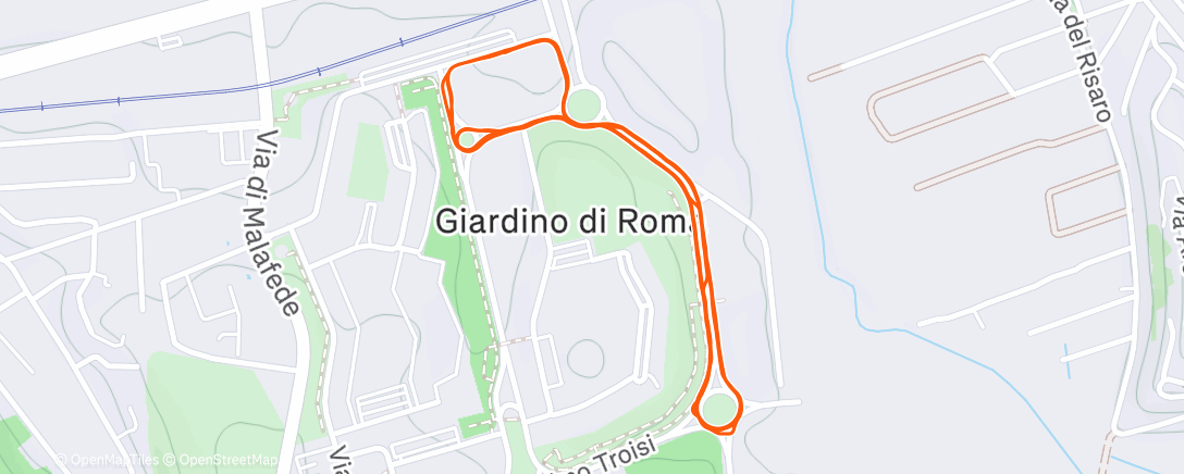 Map of the activity, 10km Z1