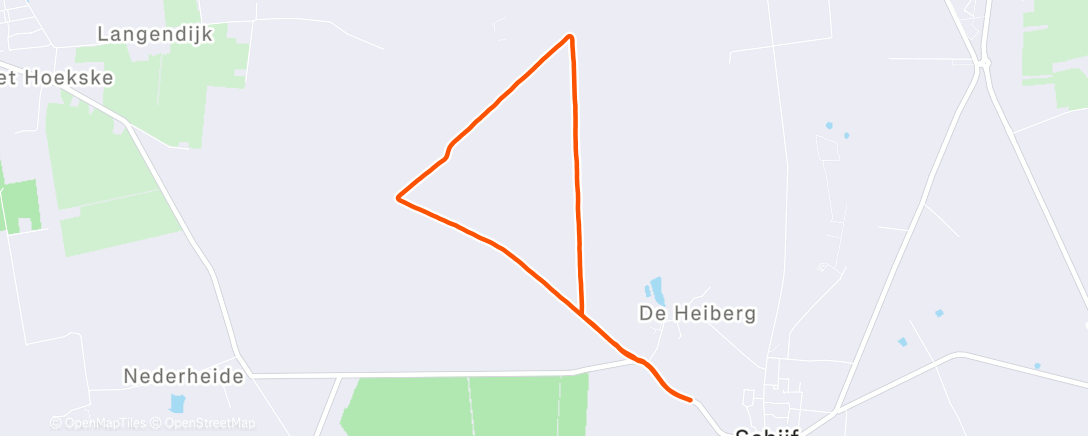 Map of the activity, Mooie strakke driehoek