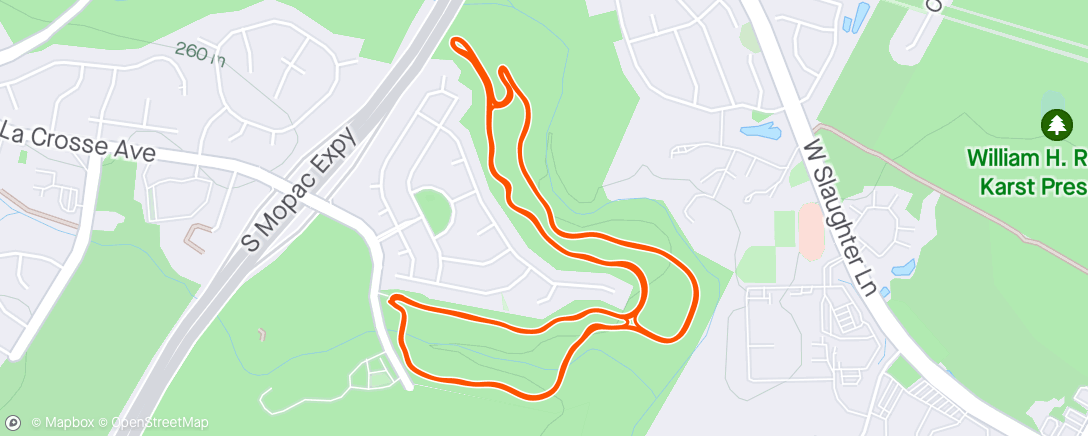 Map of the activity, Afternoon ride