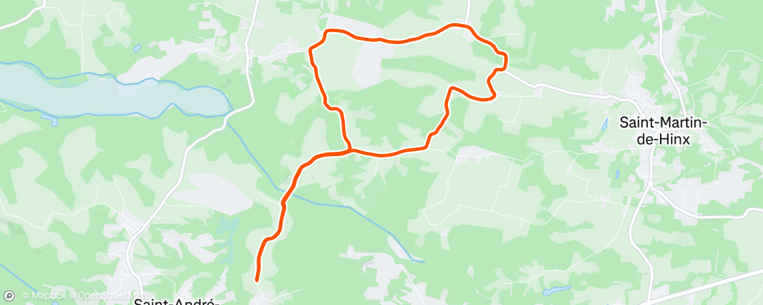 Map of the activity, Randonnée dans l'après-midi