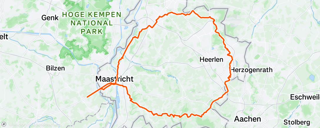Map of the activity, Rondje