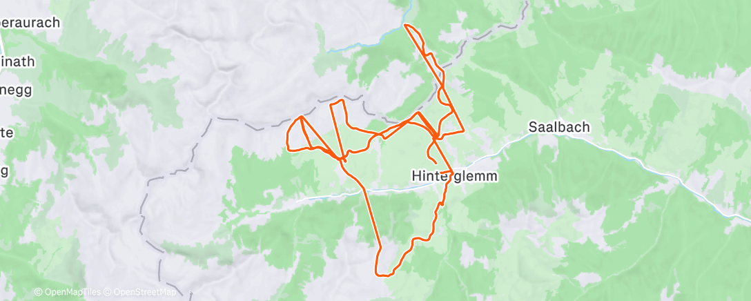 Карта физической активности (Snowboarden am Morgen)