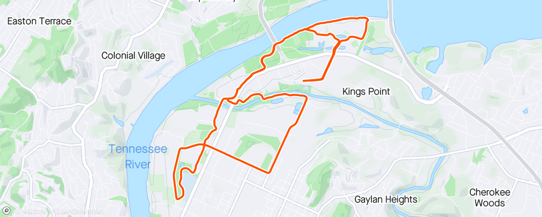 Map of the activity, First ride with Sam H