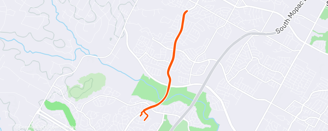 Map of the activity, Knees never felt this good and lungs never felt this bad 😮‍💨