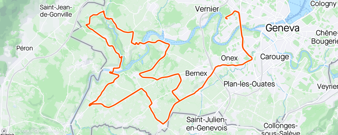 Map of the activity, Tour de Romandie