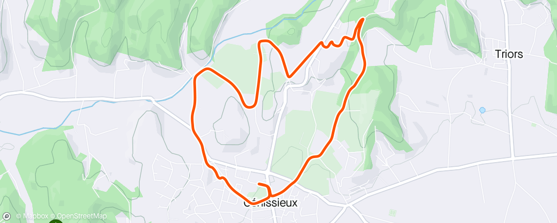 Map of the activity, Run musculation