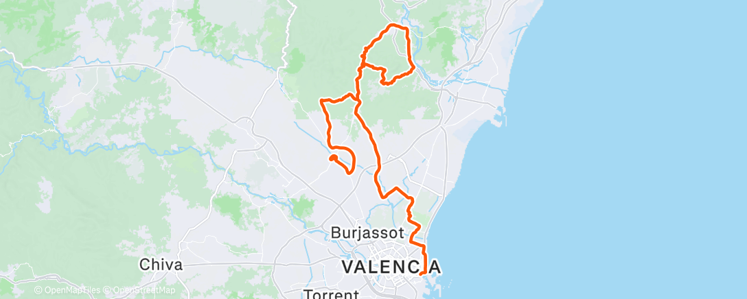 Map of the activity, CV FEMINAS