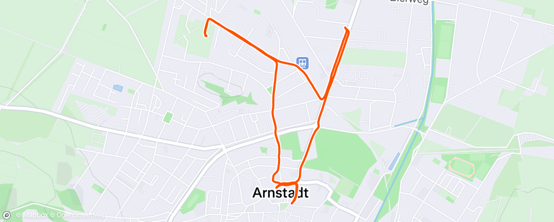 Map of the activity, Mountainbike-Fahrt am Nachmittag