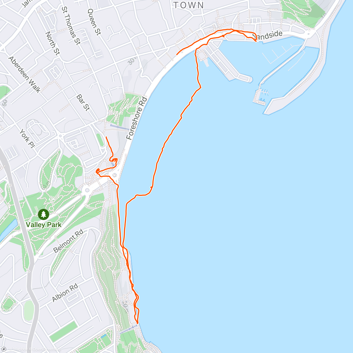 Map of the activity, Exploring Scarborough