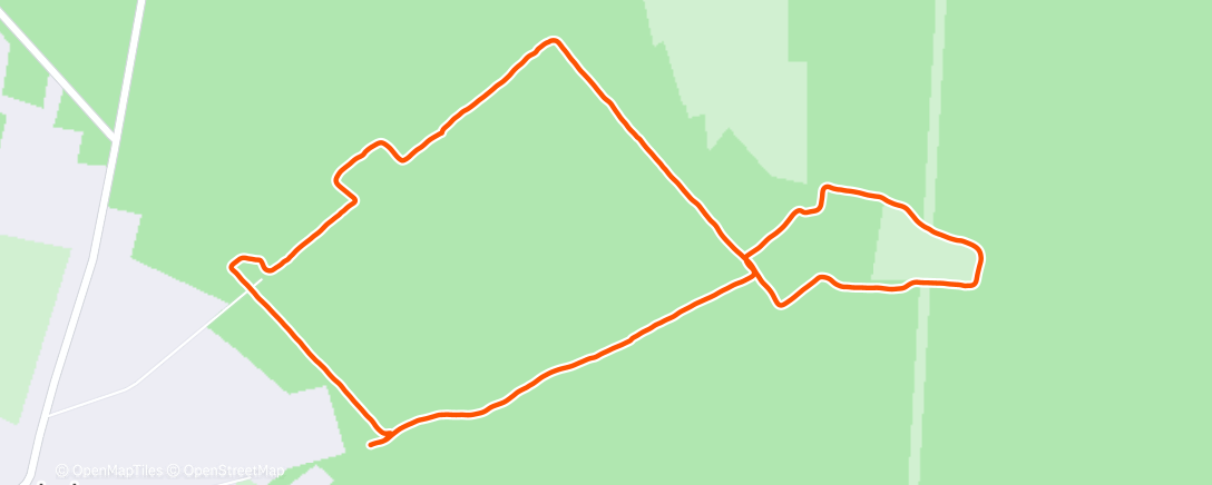 Карта физической активности (Traillauf am Nachmittag)