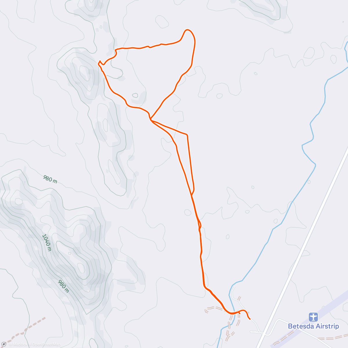 Map of the activity, Eindelijk schaduw 🌄