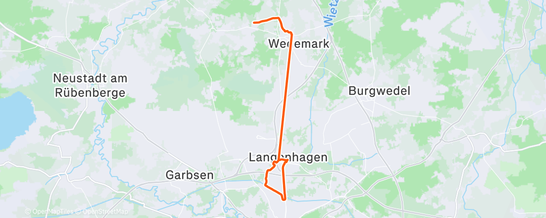 Mapa de la actividad (Winterlich rutschiges Turnschuhpendeln)