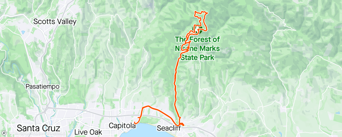 Map of the activity, Large Sunday Group