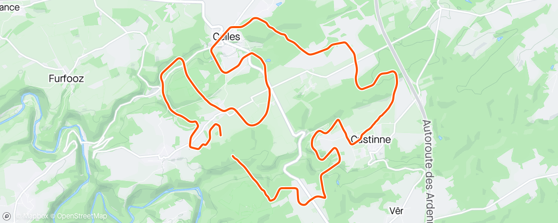 Map of the activity, MyBunch - Ardennes