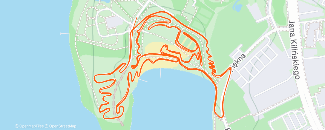 Map of the activity, Mistrzostwa Polski CX