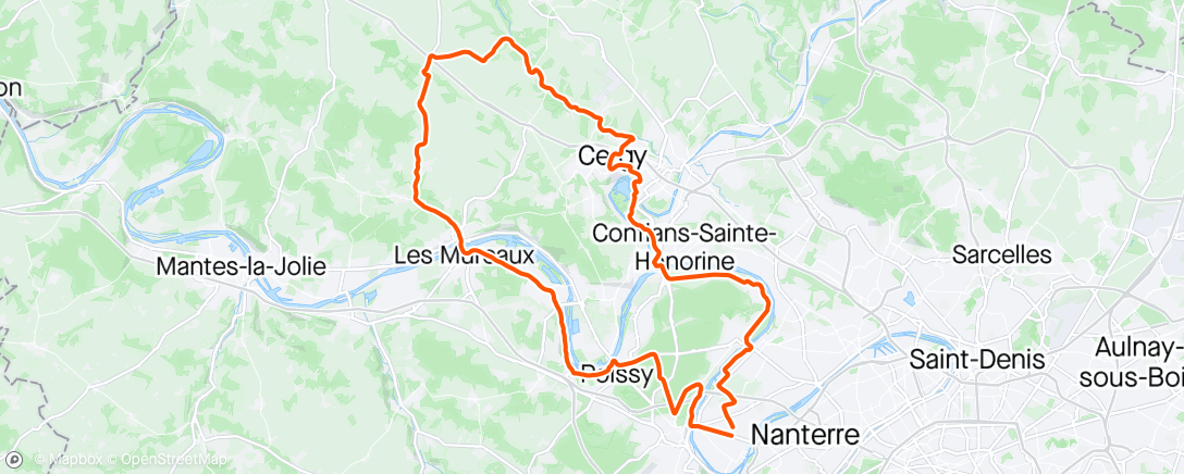 Map of the activity, 088:2024 🚴 Avernes