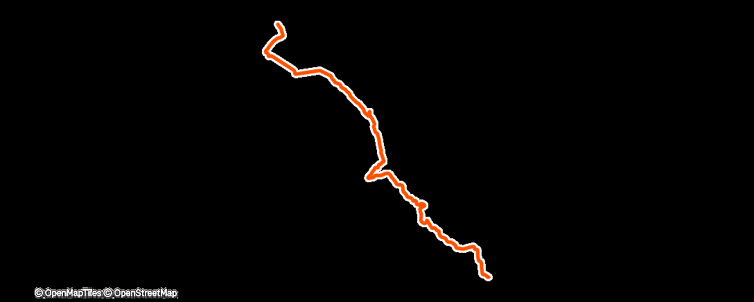 Map of the activity, Трейлраннинг (день)