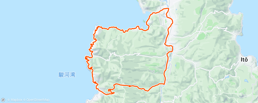 Map of the activity, Morning Ride