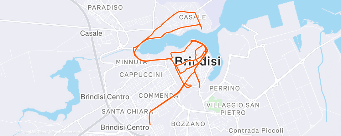 Map of the activity, Morning Ride
