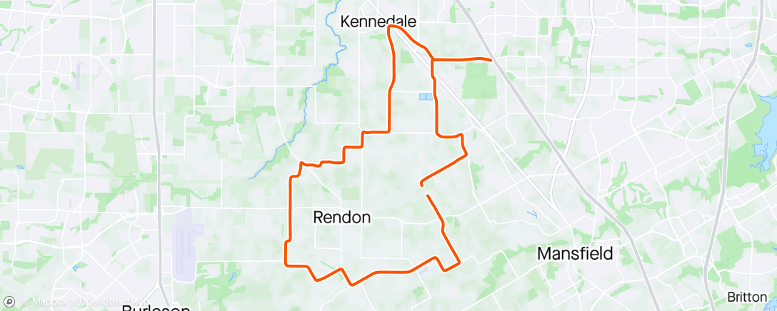 Map of the activity, Turned into a fixie ride: first time to have di2 battery die mid ride