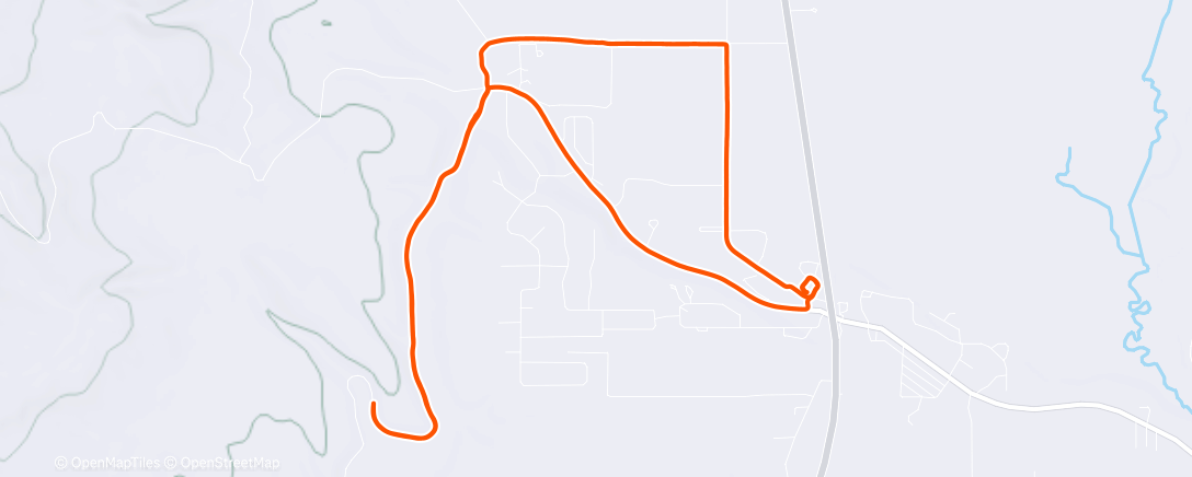 Map of the activity, Afternoon Mountain Bike Ride