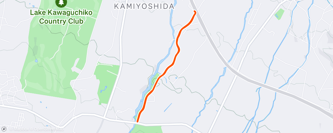 Map of the activity, 朝のライド