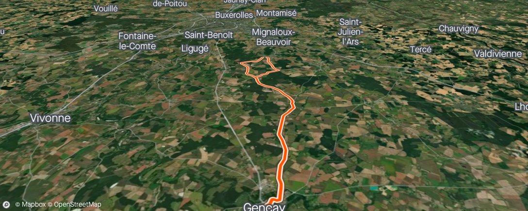 Map of the activity, Vélo Apéro 😉