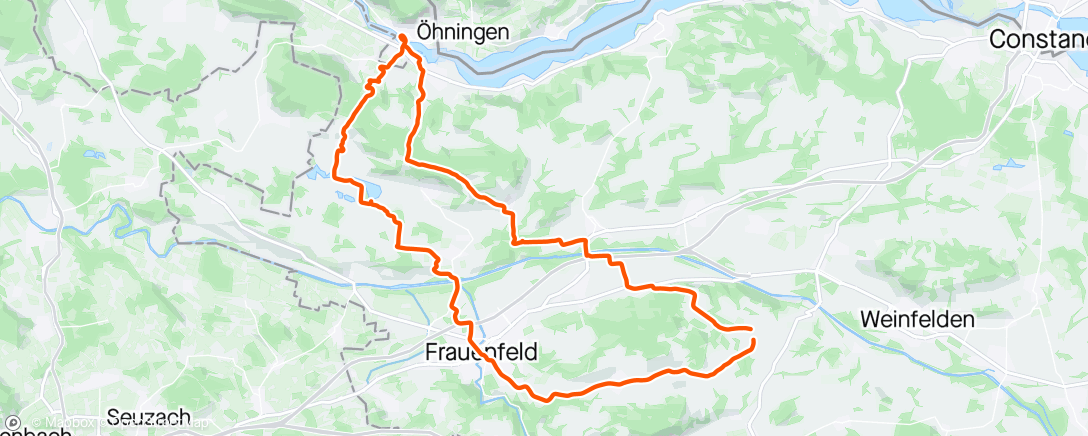 Map of the activity, E-Bike-Fahrt am Nachmittag