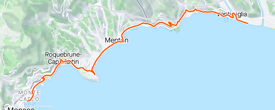 Map of the activity, Giro pomeridiano 🏡