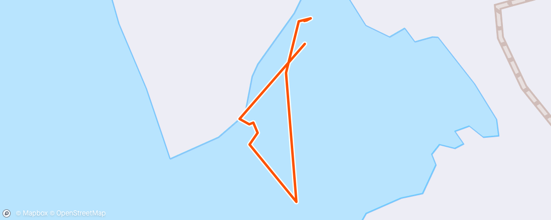 Mapa de la actividad (Gairloch Swim)