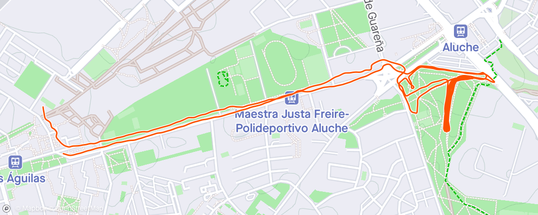 Map of the activity, Día de series