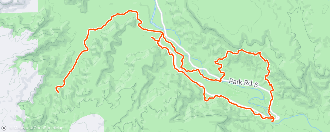 Карта физической активности (Palo Duro Canyon first time)