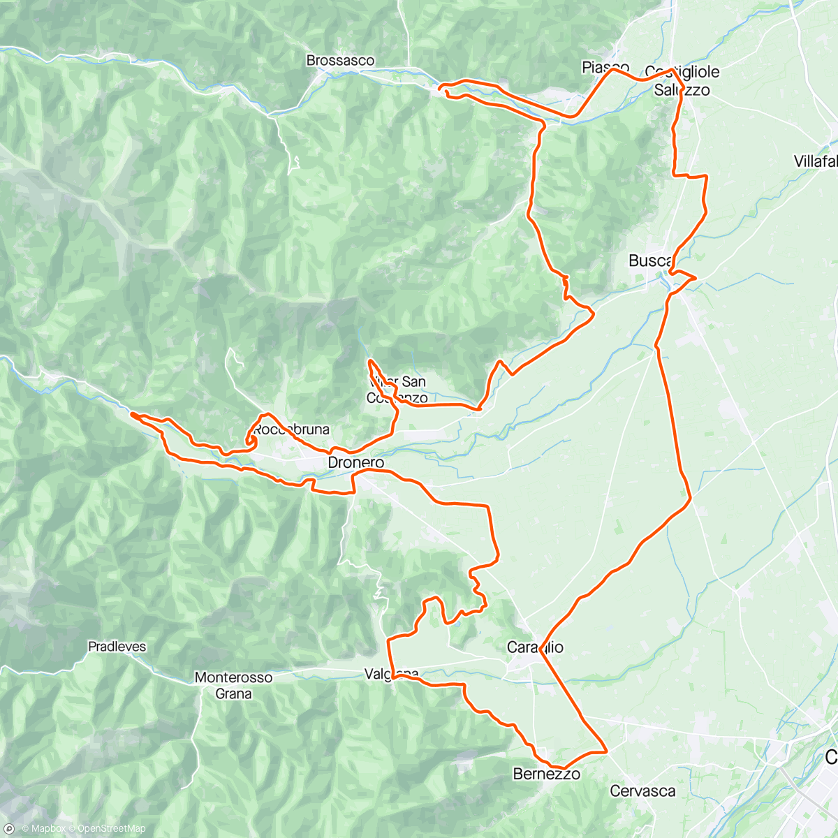 Map of the activity, GP Liberazione
