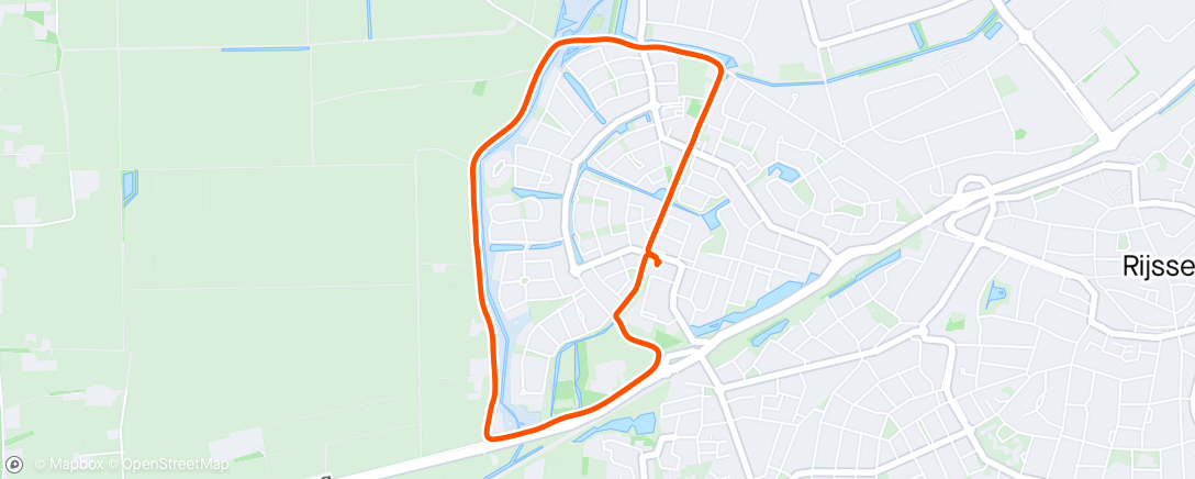 Map of the activity, uitwandelen na de halve van Enschede