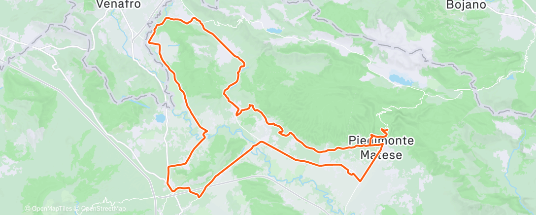 Map of the activity, Morning Ride