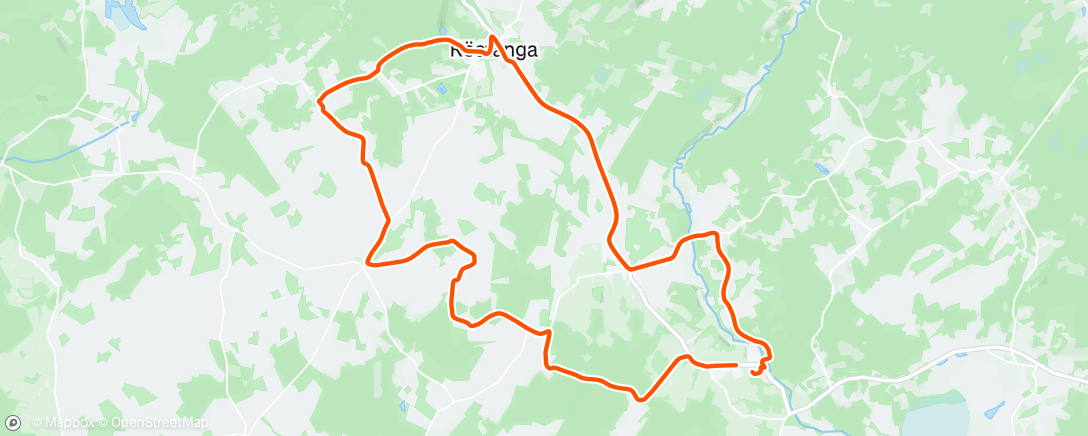 Map of the activity, Lunch Ride