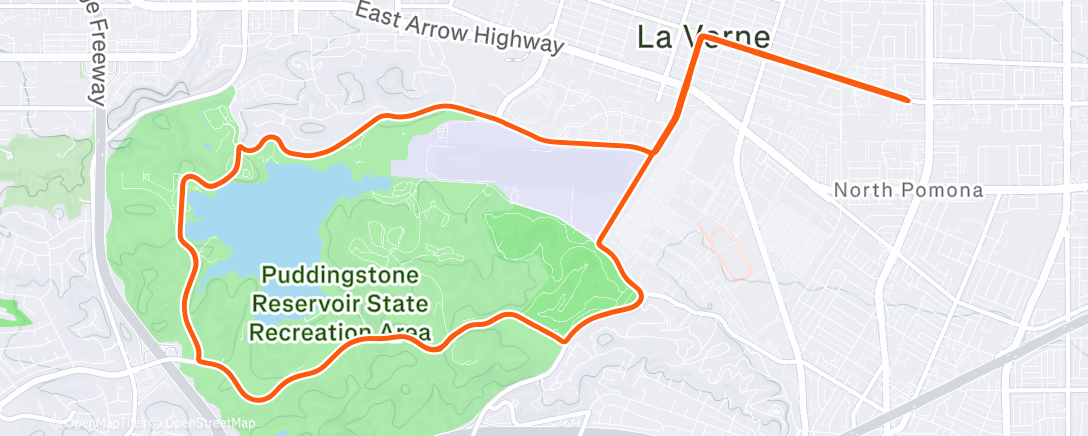 Map of the activity, Morning Ride