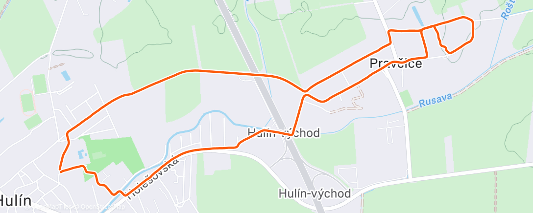 Карта физической активности (Lunch Run)