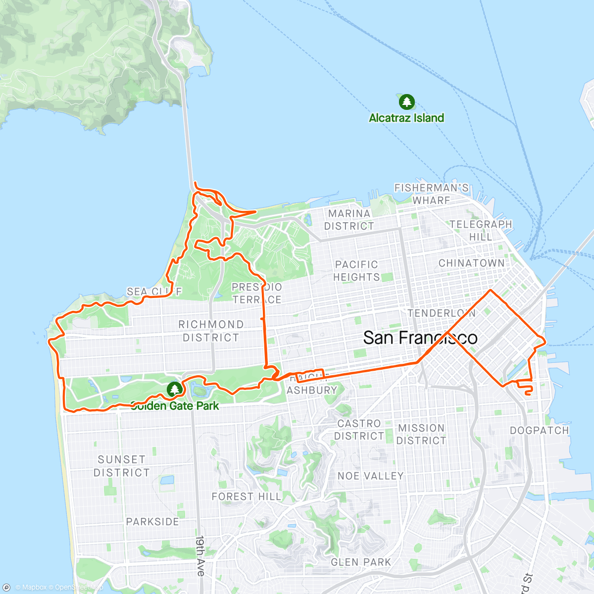 Map of the activity, Morning Ride - Ornot Group