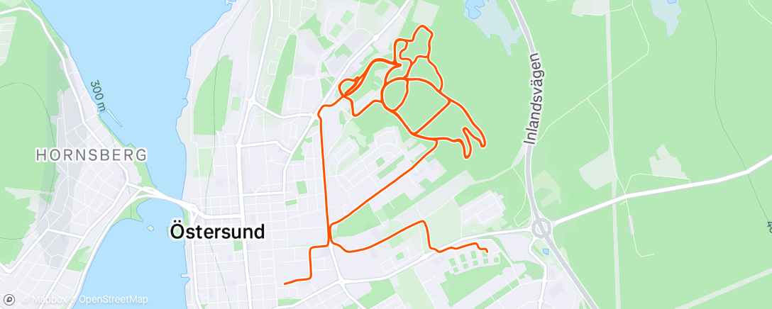 Map of the activity, Klassiskt på banan