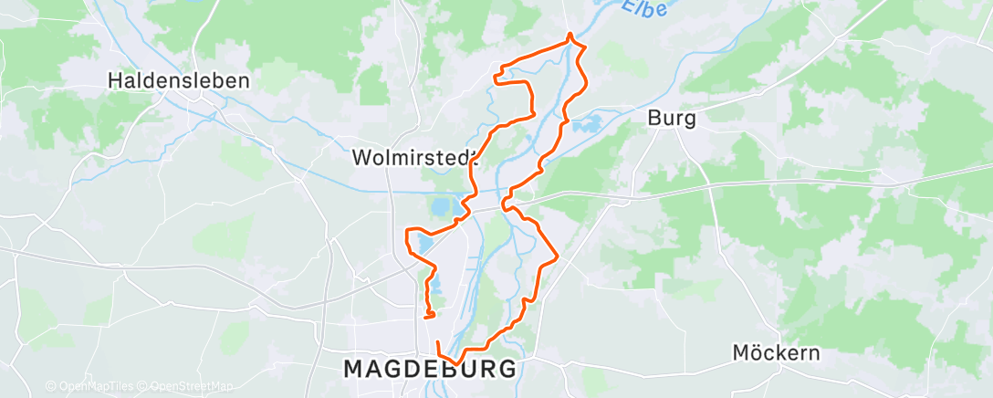 Map of the activity, Warm, nass, Regen, dunkel