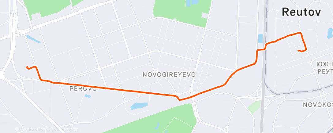 Карта физической активности (Дневной велозаезд)