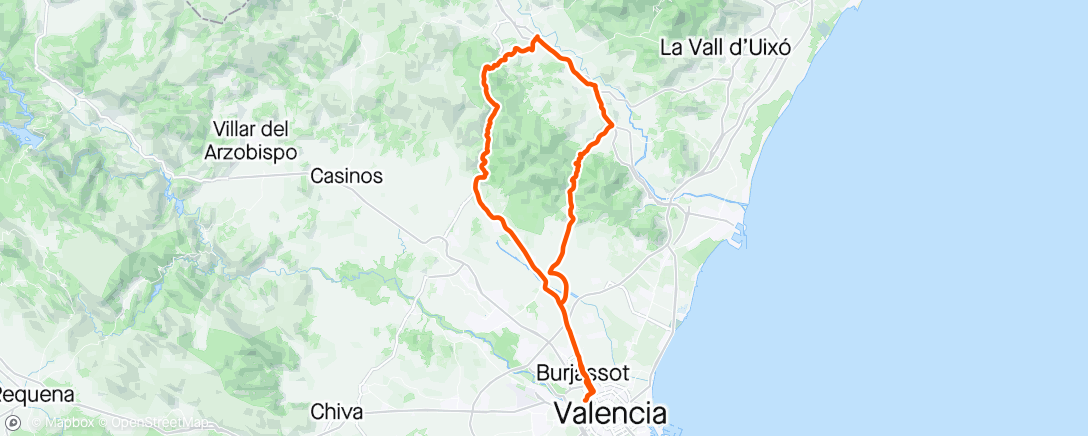Map of the activity, Pico oronet