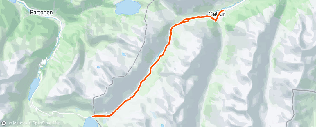 Map of the activity, Bielerhöhe