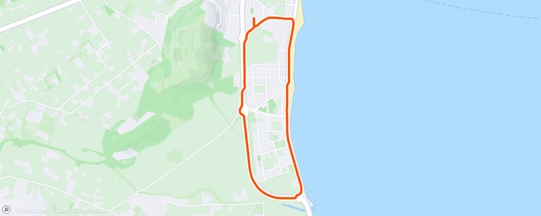 Map of the activity, Morning Run Kit Test