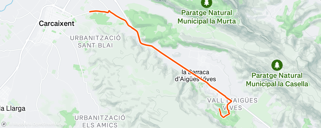 Map of the activity, Morning Ride