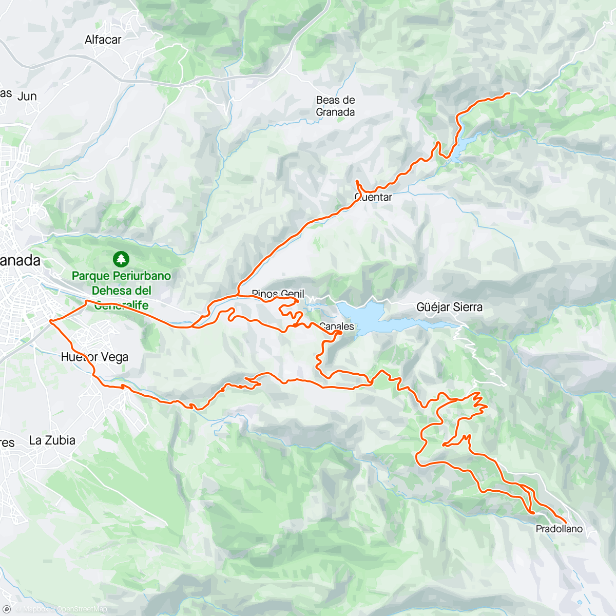 Map of the activity, Sierra Nevada #18 - boiler room 🔥