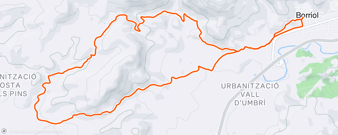 Map of the activity, San Silvestre Ferreries Borriol