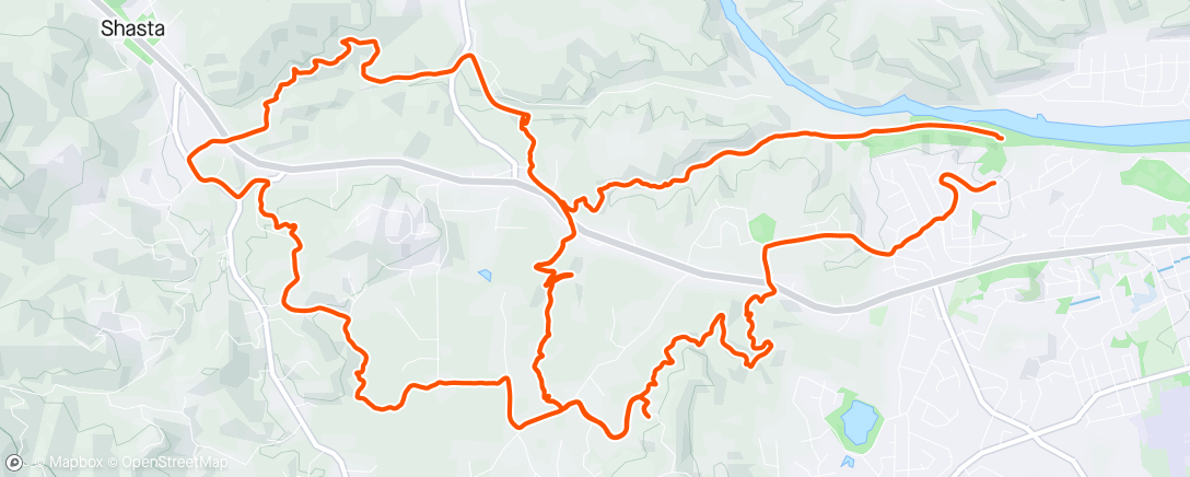 Map of the activity, School’d by the high school MTB team
